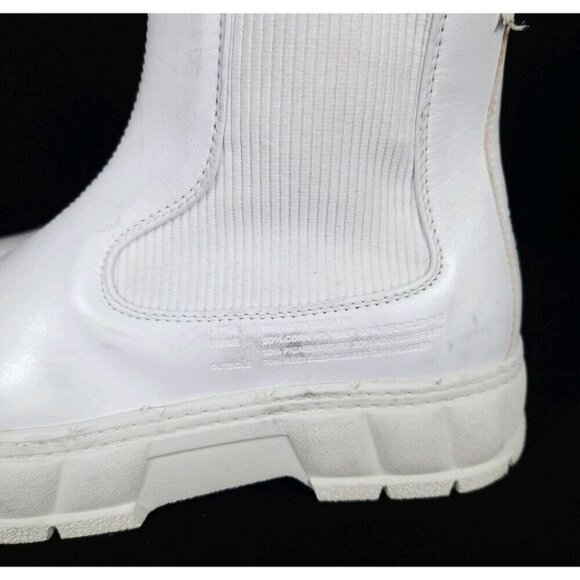Viron 1997 Chelsea Boots Size 37 US 6 Womens White - Picture 9 of 16
